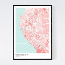 Load image into Gallery viewer, Seberang Perai City Map Print