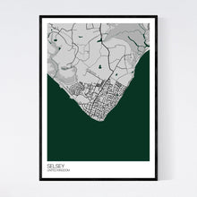 Load image into Gallery viewer, Selsey Town Map Print