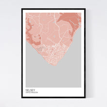 Load image into Gallery viewer, Selsey Town Map Print