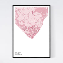 Load image into Gallery viewer, Selsey Town Map Print