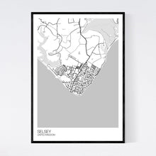 Load image into Gallery viewer, Selsey Town Map Print