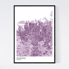 Load image into Gallery viewer, Semarang City Map Print