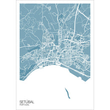 Load image into Gallery viewer, Map of Setúbal, Portugal