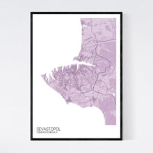Load image into Gallery viewer, Sevastopol City Map Print