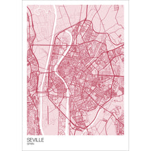 Load image into Gallery viewer, Map of Seville, Spain