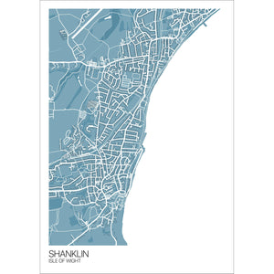 Map of Shanklin, Isle of Wight
