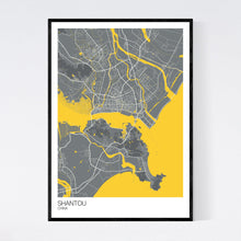 Load image into Gallery viewer, Map of Shantou, China