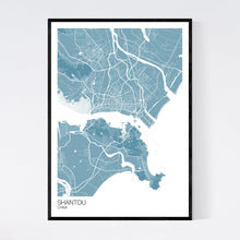 Load image into Gallery viewer, Shantou City Map Print