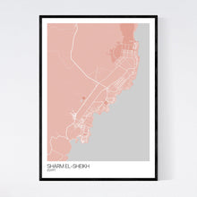 Load image into Gallery viewer, Sharm El-Sheikh City Map Print