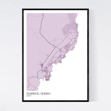 Load image into Gallery viewer, Sharm El-Sheikh City Map Print