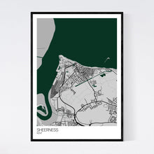 Load image into Gallery viewer, Sheerness Town Map Print