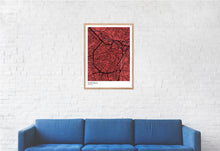 Load image into Gallery viewer, Map of Sheffield City Centre, England