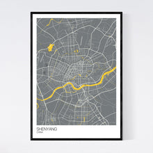 Load image into Gallery viewer, Shenyang City Map Print