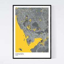 Load image into Gallery viewer, Shenzhen City Map Print