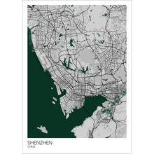 Load image into Gallery viewer, Map of Shenzhen, China