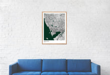 Load image into Gallery viewer, Map of Shenzhen, China