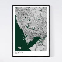 Load image into Gallery viewer, Map of Shenzhen, China