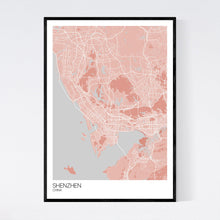 Load image into Gallery viewer, Shenzhen City Map Print