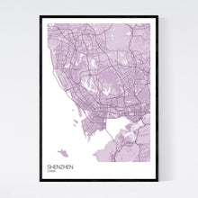 Load image into Gallery viewer, Shenzhen City Map Print