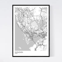 Load image into Gallery viewer, Shenzhen City Map Print