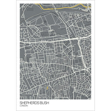 Load image into Gallery viewer, Map of Shepherds Bush, London