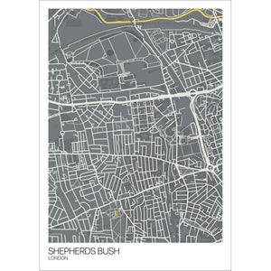 Map of Shepherds Bush, London