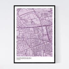 Load image into Gallery viewer, Shepherds Bush Neighbourhood Map Print