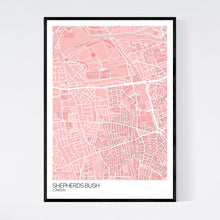 Load image into Gallery viewer, Shepherds Bush Neighbourhood Map Print