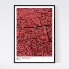 Load image into Gallery viewer, Shepherds Bush Neighbourhood Map Print