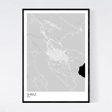 Load image into Gallery viewer, Shiraz City Map Print
