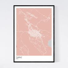 Load image into Gallery viewer, Shiraz City Map Print
