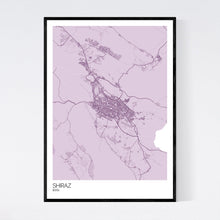 Load image into Gallery viewer, Shiraz City Map Print