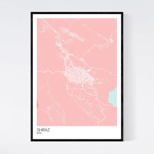 Load image into Gallery viewer, Shiraz City Map Print