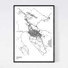 Load image into Gallery viewer, Shiraz City Map Print
