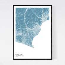 Load image into Gallery viewer, Shizuoka City Map Print