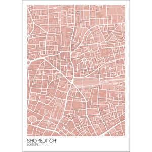 Map of Shoreditch, London