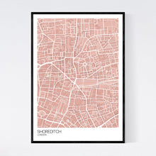 Load image into Gallery viewer, Map of Shoreditch, London