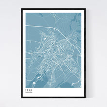 Load image into Gallery viewer, Sibiu Town Map Print