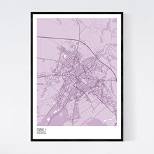 Load image into Gallery viewer, Sibiu Town Map Print