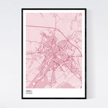 Load image into Gallery viewer, Sibiu Town Map Print
