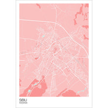 Load image into Gallery viewer, Map of Sibiu, Romania