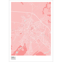 Load image into Gallery viewer, Map of Sibiu, Romania