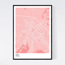 Load image into Gallery viewer, Map of Sibiu, Romania
