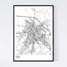 Load image into Gallery viewer, Sibiu Town Map Print