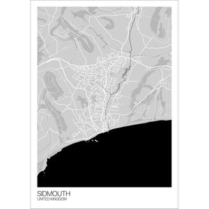 Map of Sidmouth, United Kingdom