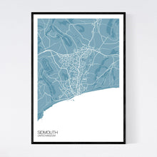 Load image into Gallery viewer, Sidmouth Town Map Print