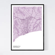 Load image into Gallery viewer, Sidmouth Town Map Print