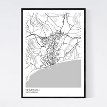 Load image into Gallery viewer, Sidmouth Town Map Print
