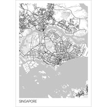 Load image into Gallery viewer, Map of Singapore, 
