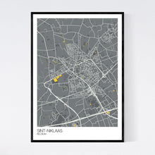 Load image into Gallery viewer, Sint-Niklaas City Map Print